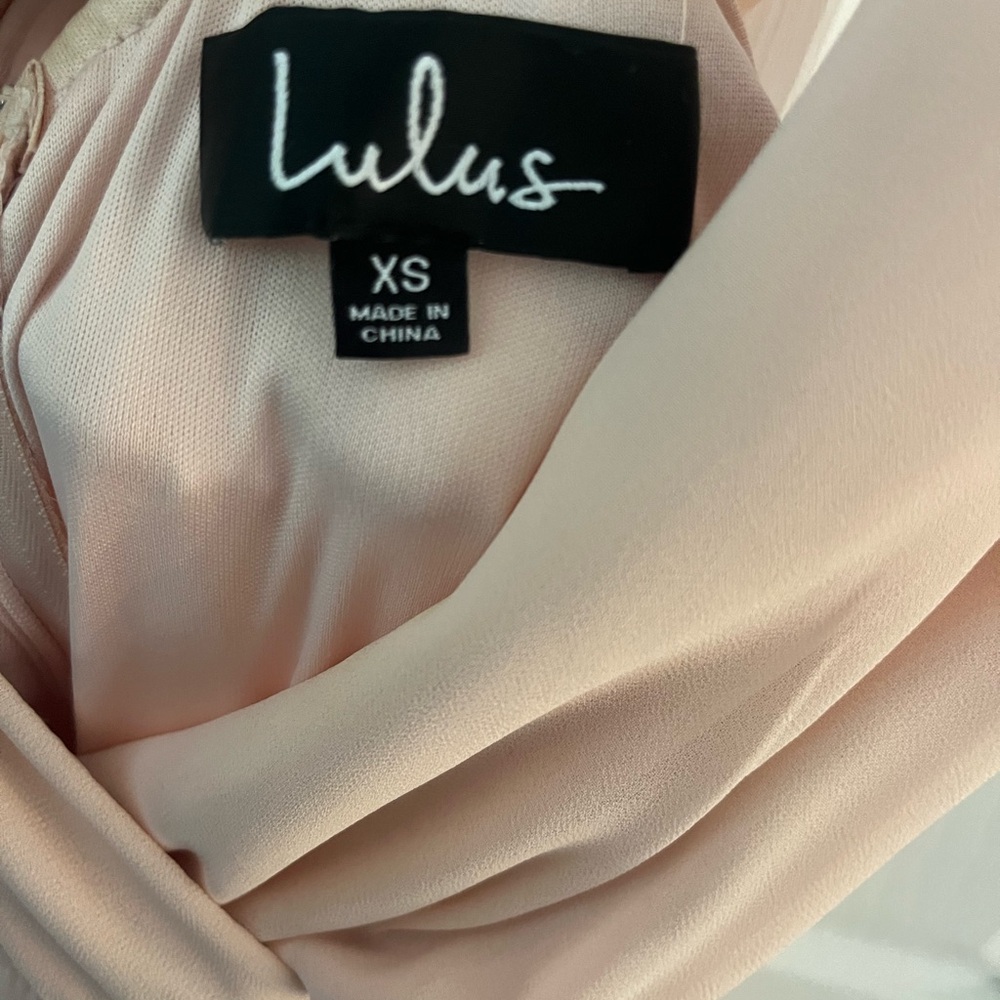 Lulu's Blush Pink Maxi Dress - Picture 5 of 7